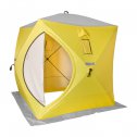 Палатка зимняя утепл. Куб 1,8х1,8 yellow/grey Helios