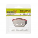 Replacement blades HELIOS 130(R) semicircular (clockwise rotation) NLH-130R.SL