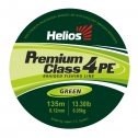 Шнур плетенный Helios PREMIUM CLASS 4 PE BRAID Green