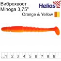Виброхвост несъедобный Helios Minoga 3,75"/9.5 см 100шт. (HS-17-007-N)