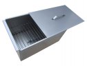 Two stage Barbecue Smoker with a pan-broil 450х280х240 (steel 1,5 mm) Tonar (К-001)