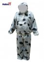 Masking suit (white color with blots)