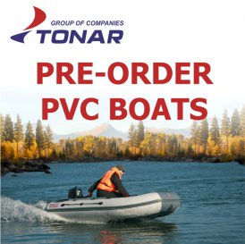 Pre-order for PVC boats TONAR